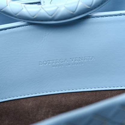 Bottega Veneta Light Calf Intrecciato Small Roma Topazio 6 of 12