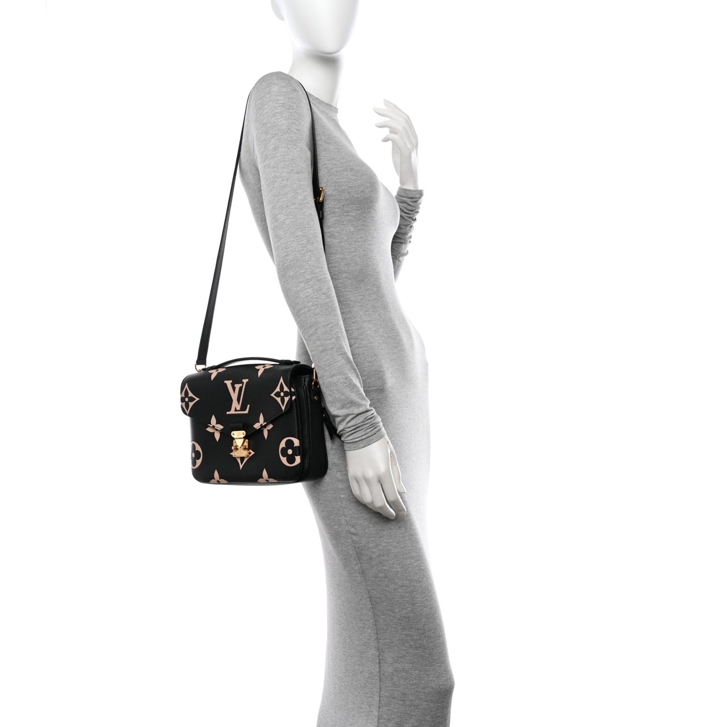 Empreinte Monogram Giant Pochette Metis Black Beige