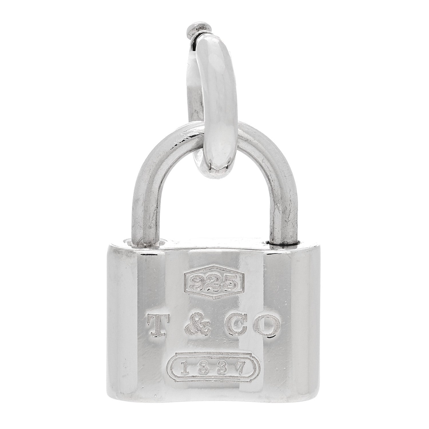 Tiffany Sterling Silver 1837 Lock Charm 1 of 4