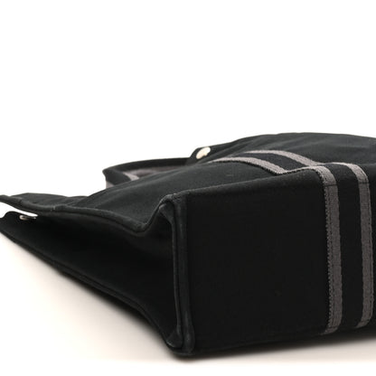 Hermes Canvas Fourre Tout MM Black 8 of 9