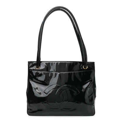 Chanel Patent CC Tote Black 1 of 8