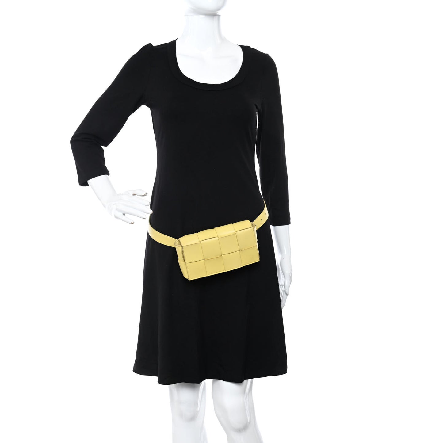 Nappa Maxi Intreccio The Belt Cassette Bag Butter