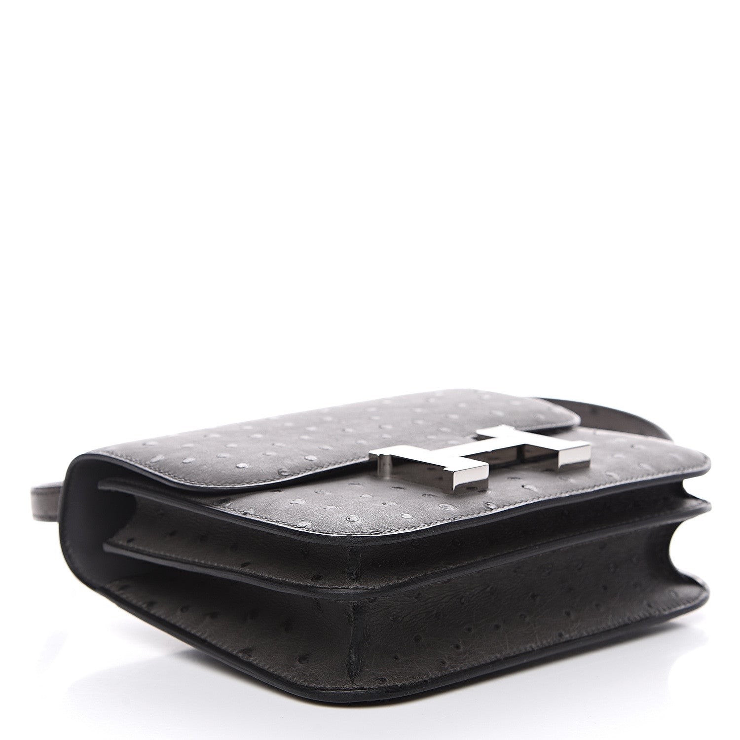 Hermes Ostrich Constance 18 Graphite 3 of 15