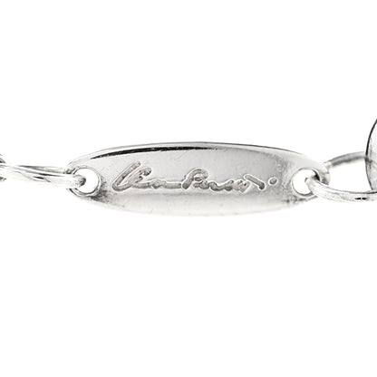 Tiffany Sterling Silver 16mm Elsa Peretti Open Heart Pendant Necklace 8 of 8