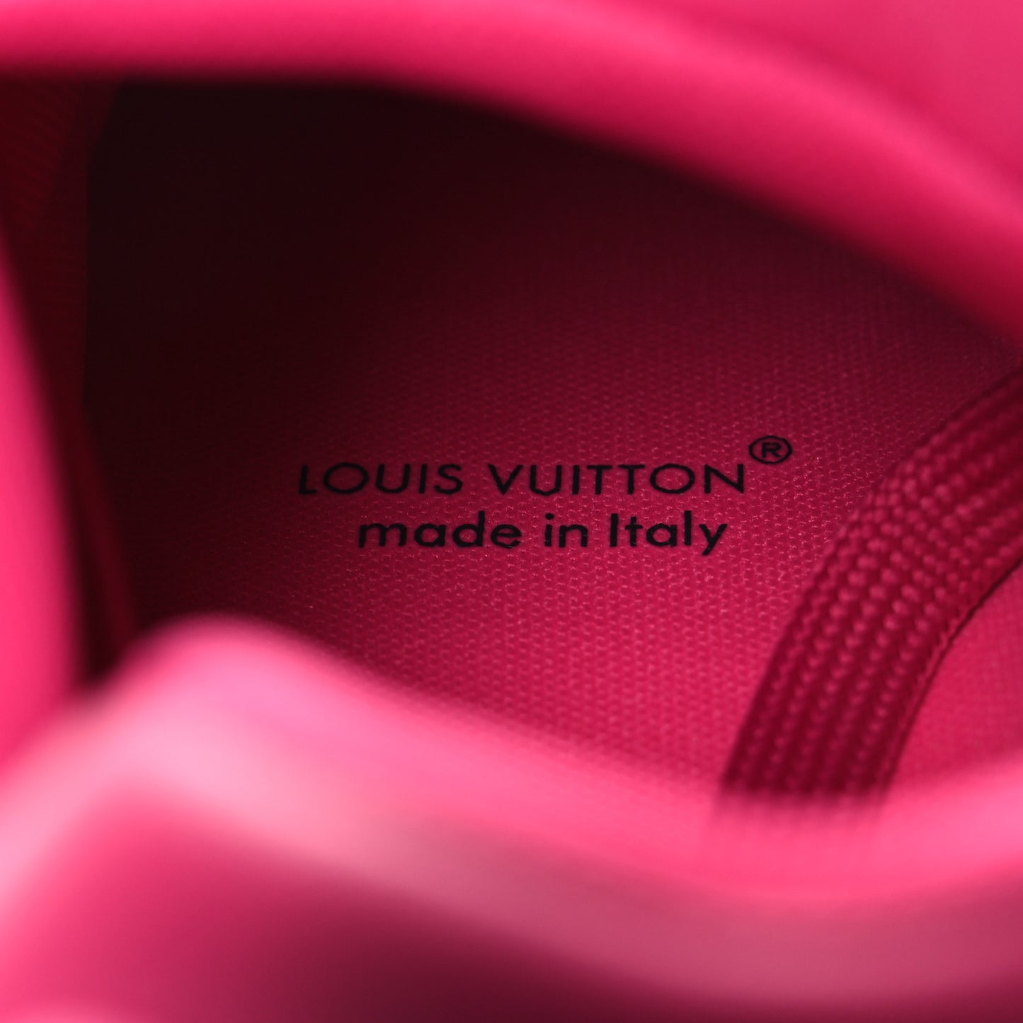 Calfskin Womens LV Trainer Sneakers 37 Hot Pink