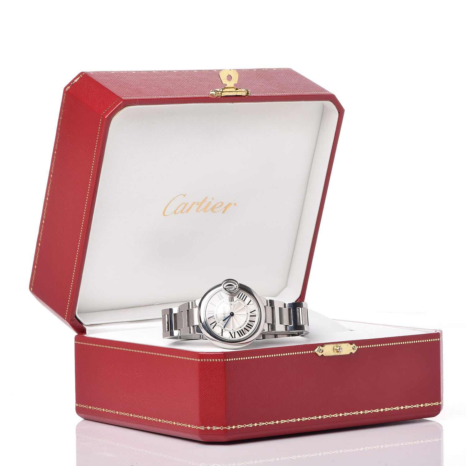 Cartier Stainless Steel 33mm Ballon Bleu De Quartz Watch 7 of 7