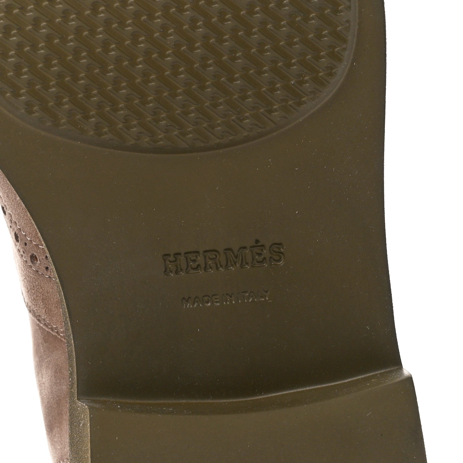 Hermes Suede Goatskin Mens Ebony Chelsea Ankle Boots 42 Beige 6 of 9