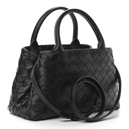 Bottega Veneta Nappa Intrecciato Small Tote Black 3 of 10