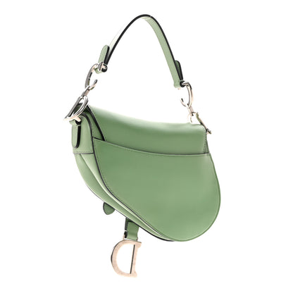 Christian Dior Calfskin Mini Saddle Bag Green 3 of 8