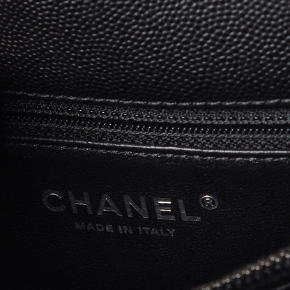 Chanel Caviar Lizard Quilted Small Coco Handle Flap Black 6 of 8