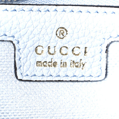 Gucci Grained Calfskin Web Medium Jackie 1961 Hobo Light Blue 6 of 10