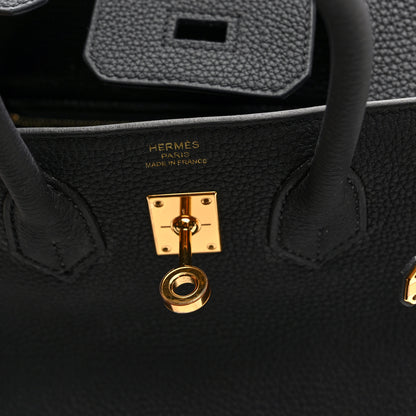 Hermes Togo Birkin 25 Black 6 of 11