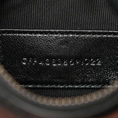 Saint Laurent Calfskin Matelasse Monogram Key Pouch Black 6 of 7
