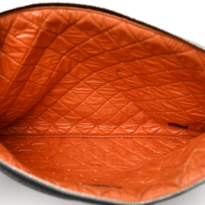Chanel Denim Medium Deauville Cosmetic Blue Orange 6 of 9