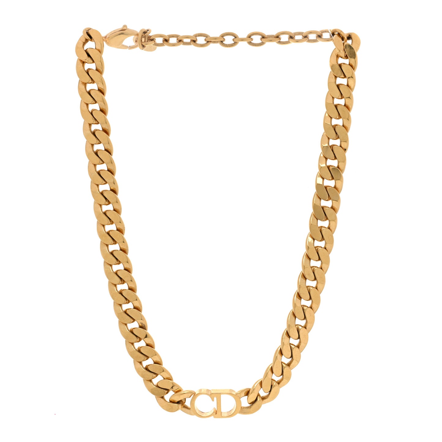 Metal Danseuse Etoile Chain Choker Necklace Gold
