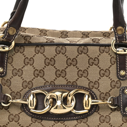 Gucci Monogram Medium Wave Boston Dark Brown 8 of 18