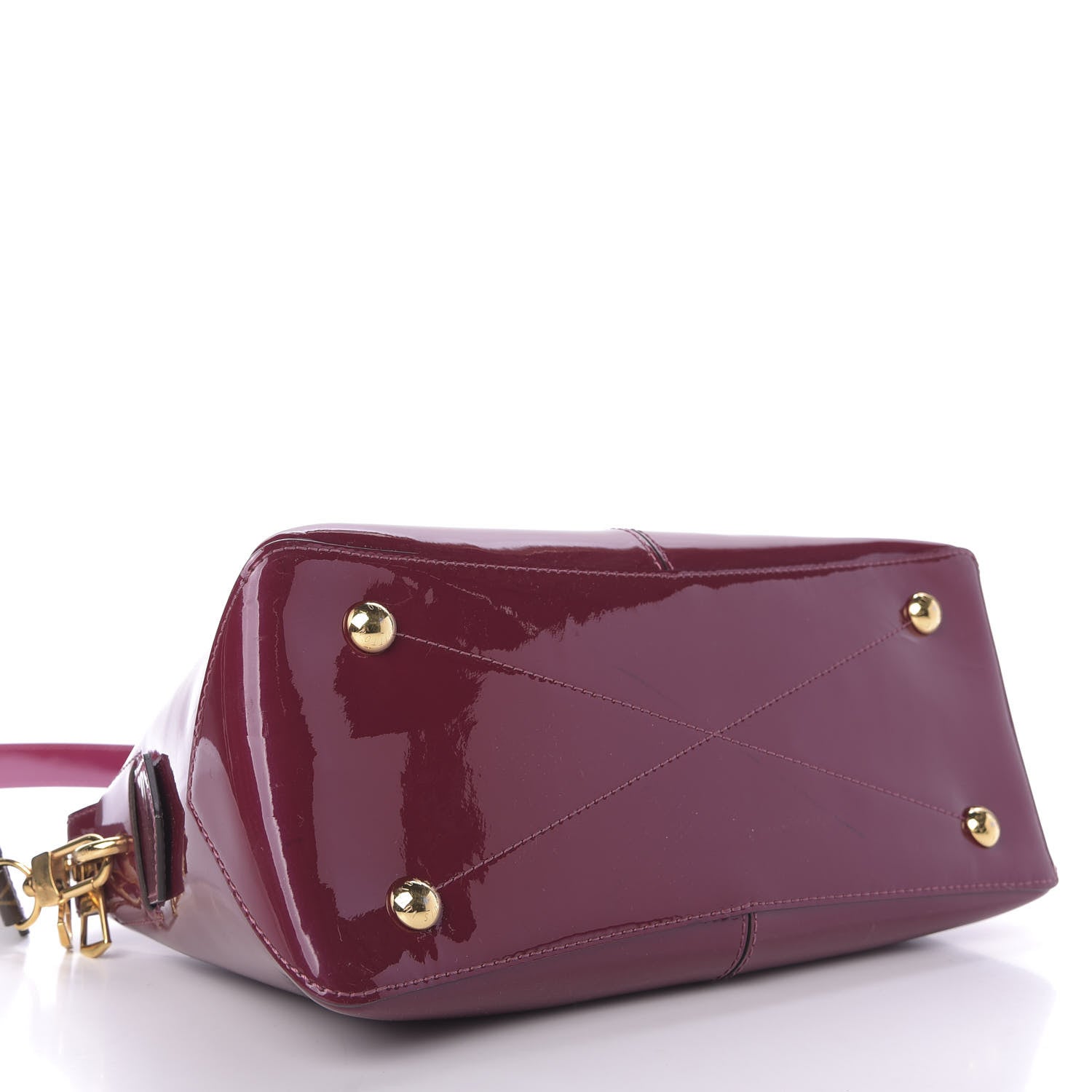 Louis Vuitton Patent Calfskin Miroir Tote Magenta 4 of 8