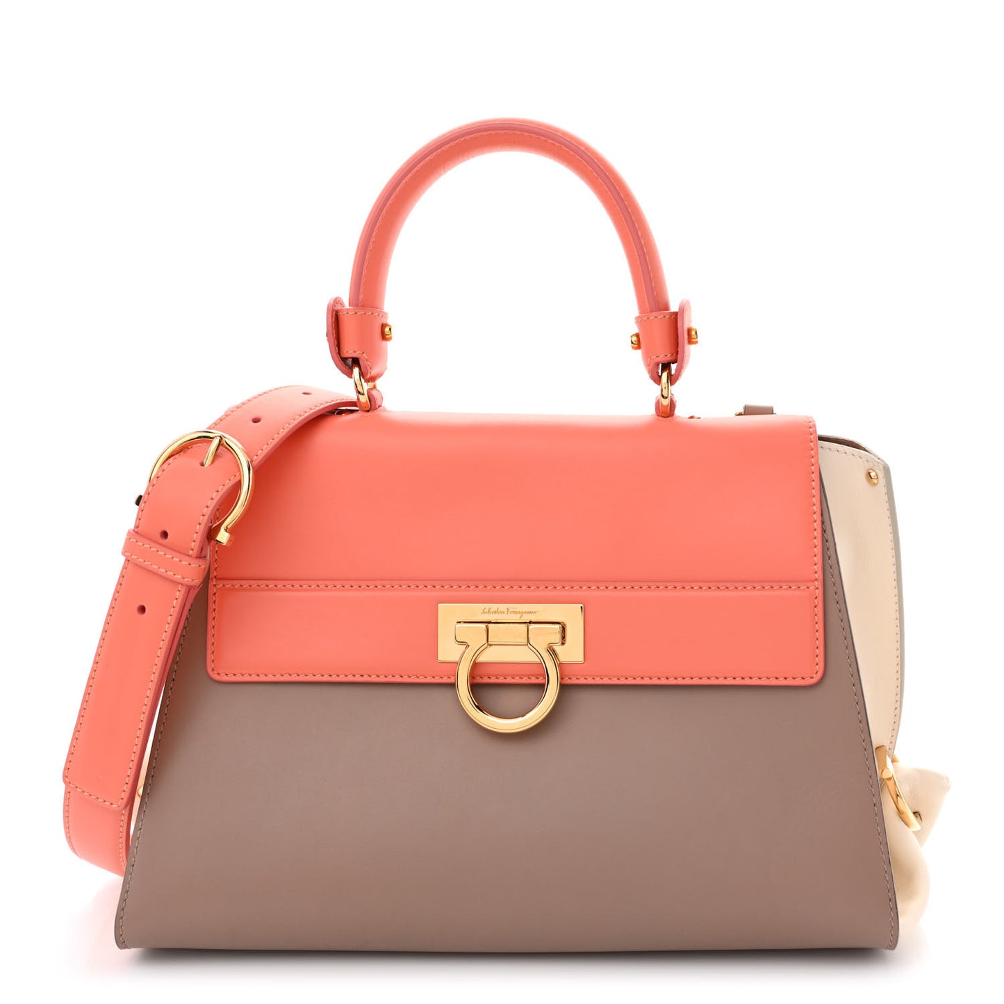 Calfskin Sofia Shoulder Bag Multicolor