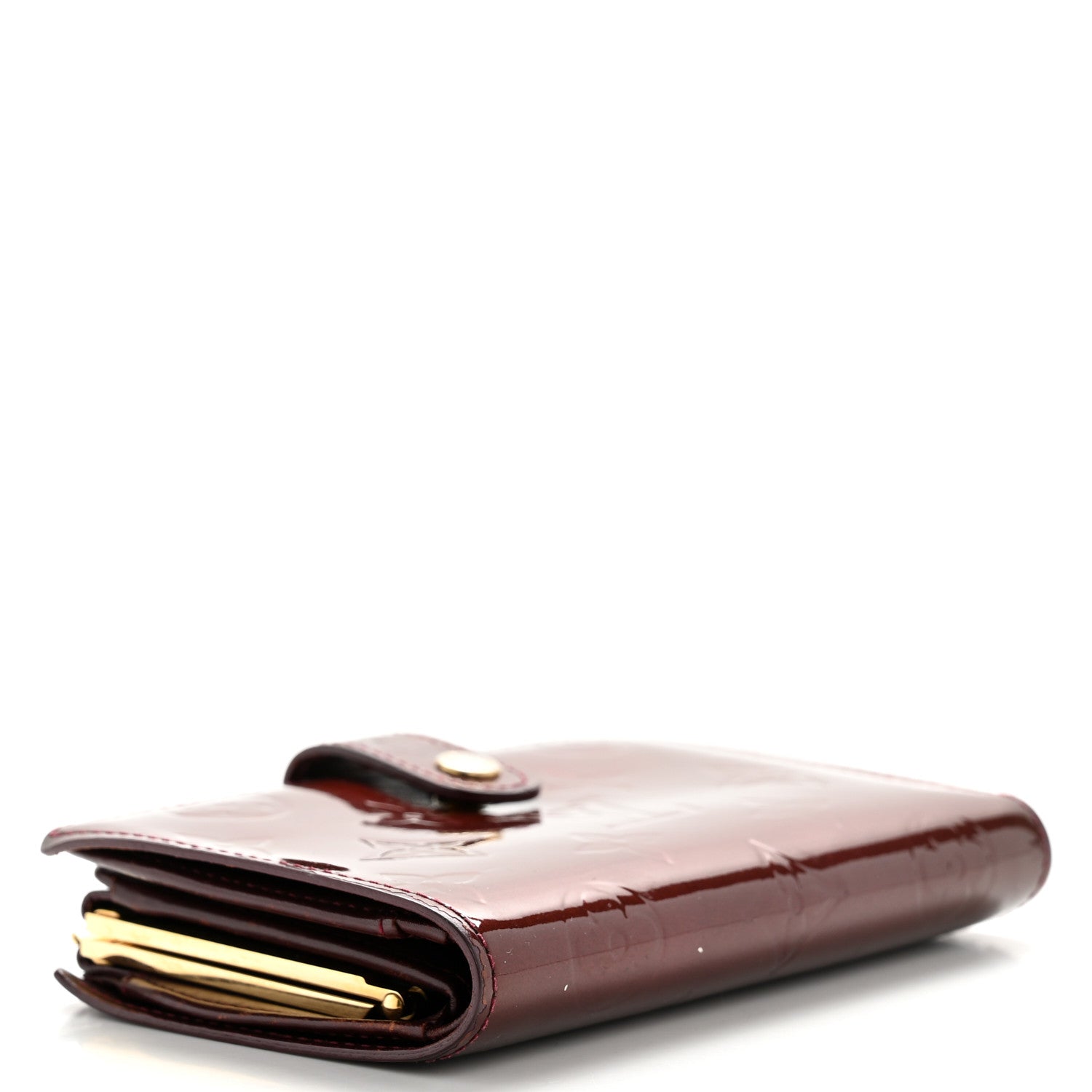 Louis Vuitton Vernis French Purse Wallet Amarante 3 of 10