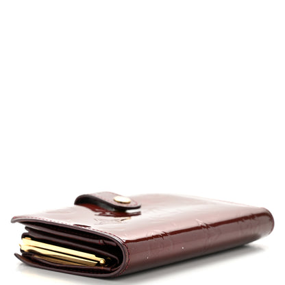 Louis Vuitton Vernis French Purse Wallet Amarante 3 of 10