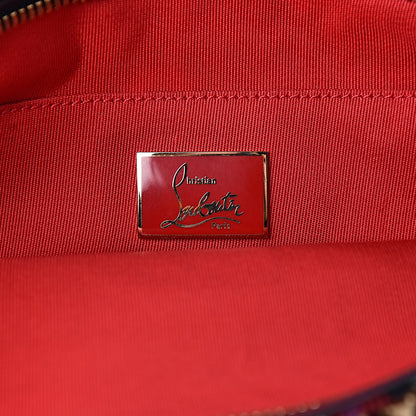 Christian Louboutin Calfskin Tartan Studded Loubiposh Clutch 6 of 10