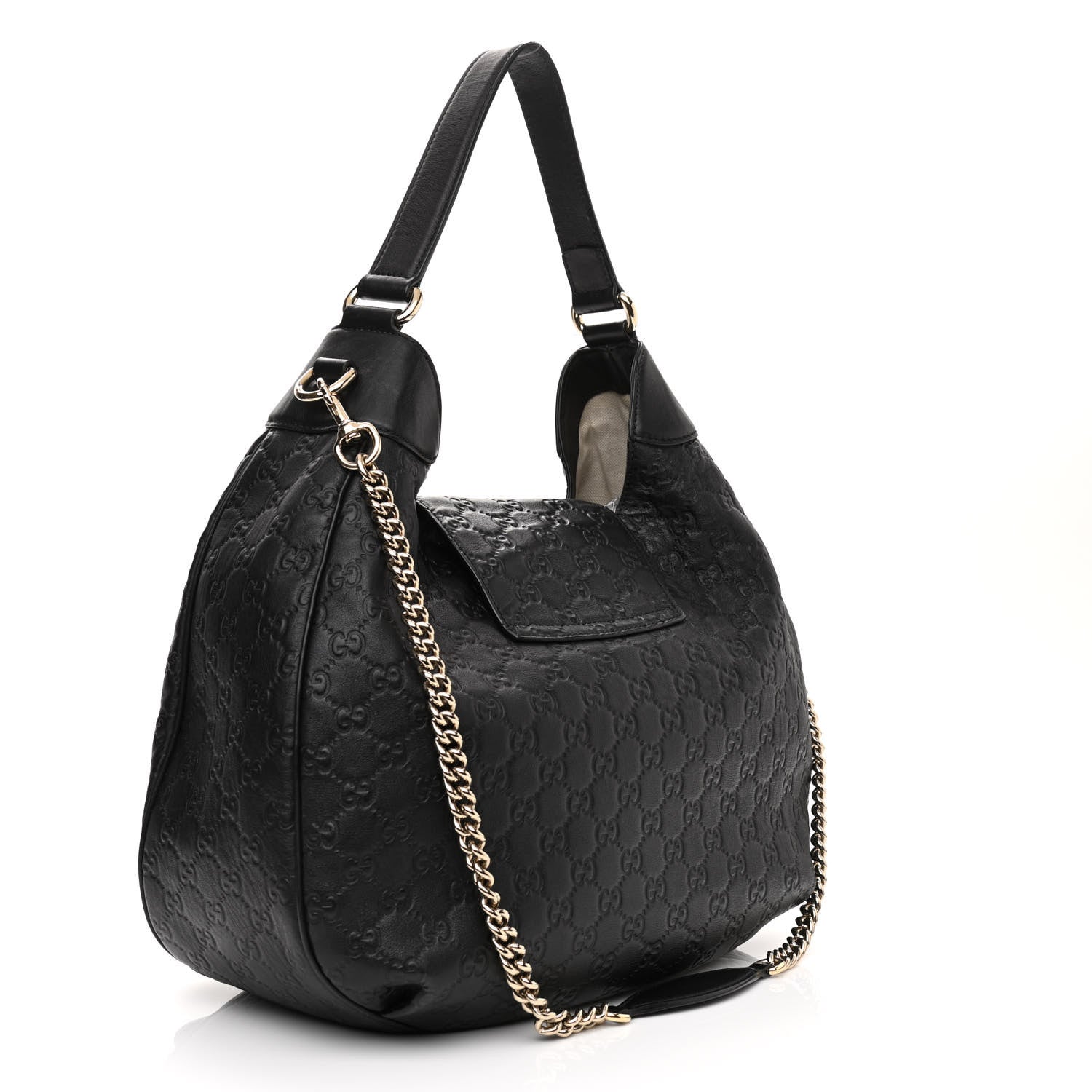 Gucci Guccissima Medium Emily Hobo Black 3 of 18