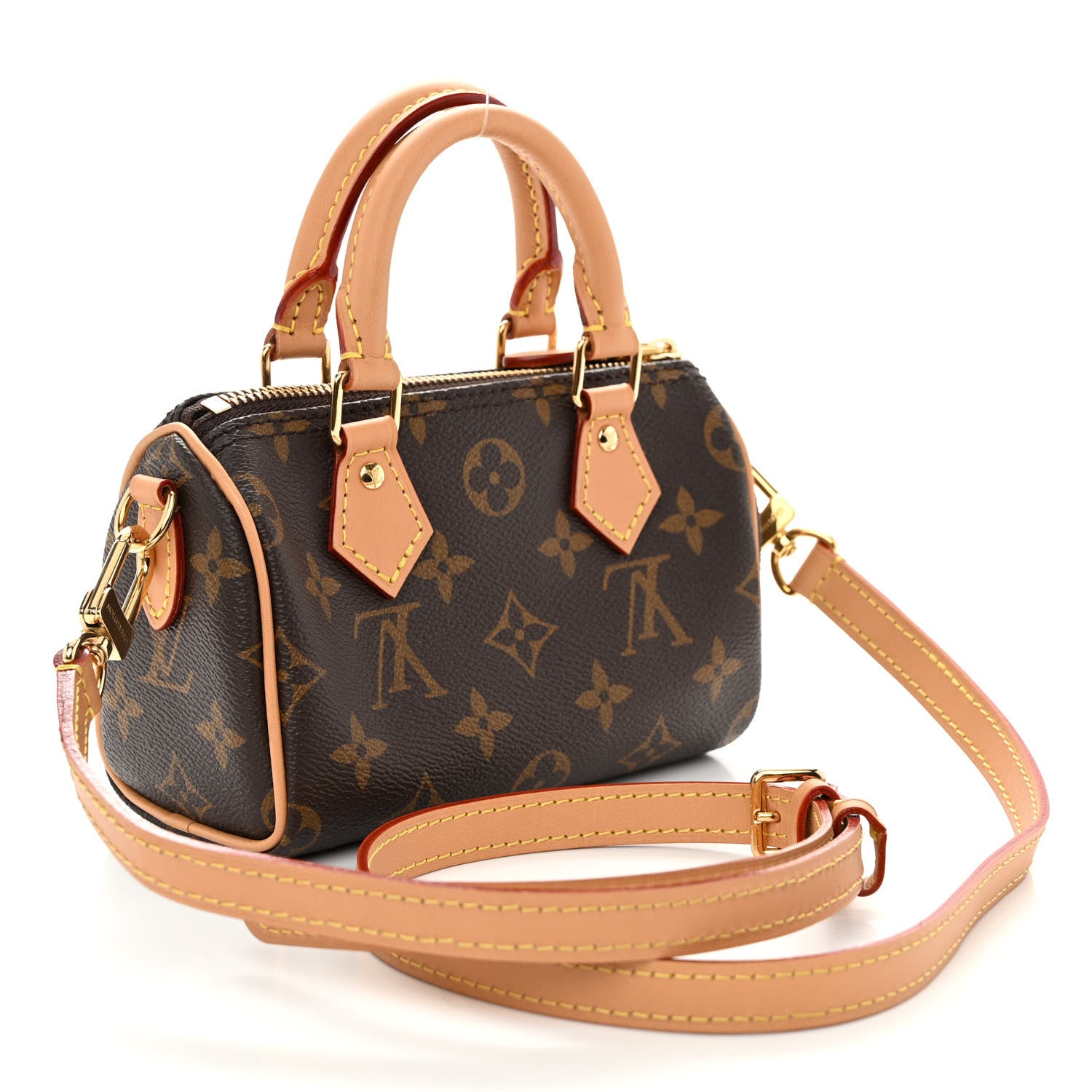 Louis Vuitton Monogram Nano Speedy Bandouliere 3 of 9