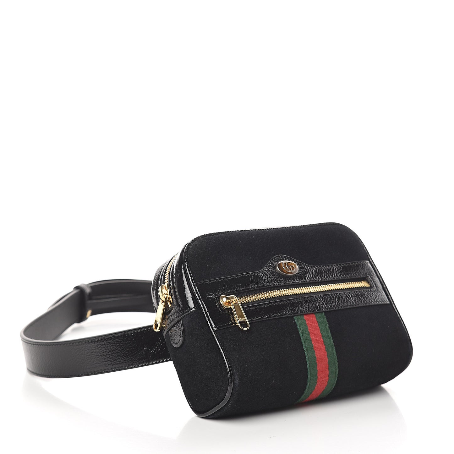 Suede Small Ophidia Belt Bag 85 34 Black