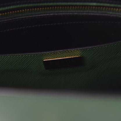 Prada Saffiano Turn Lock Tote Biliardo 9 of 10