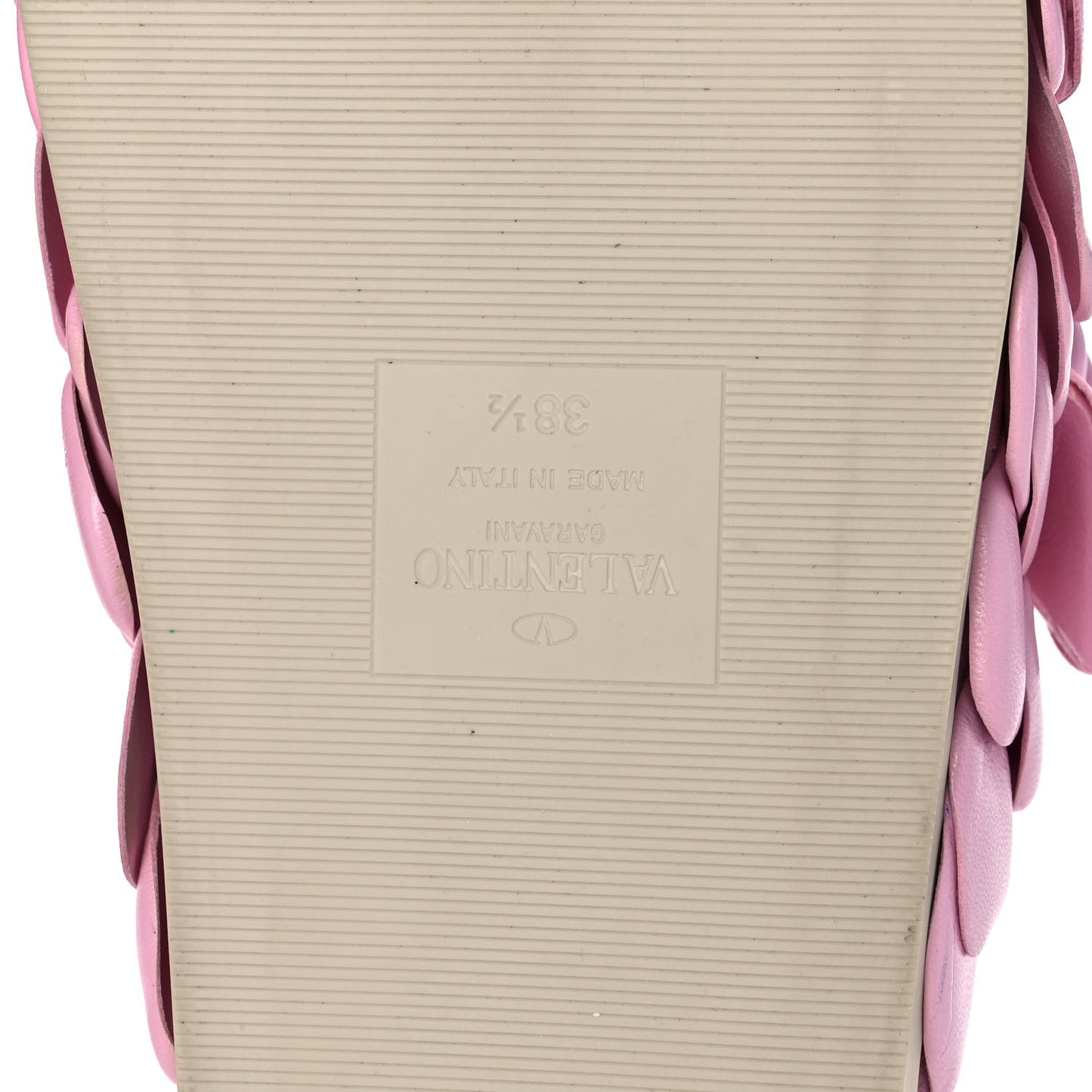 Kidskin Atelier 03 Rose Edition Double Buckle Slide Sandals 38.5 Pink Borealis