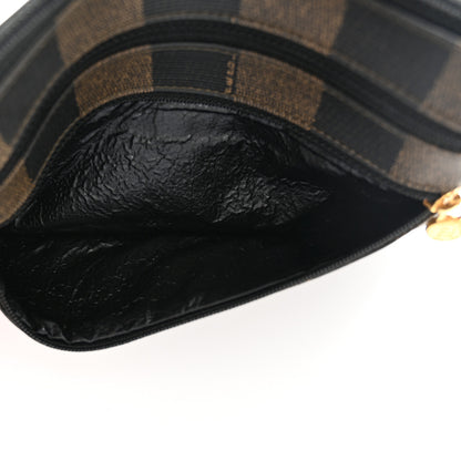 Fendi Pequin Zip Clutch Tobacco 8 of 13