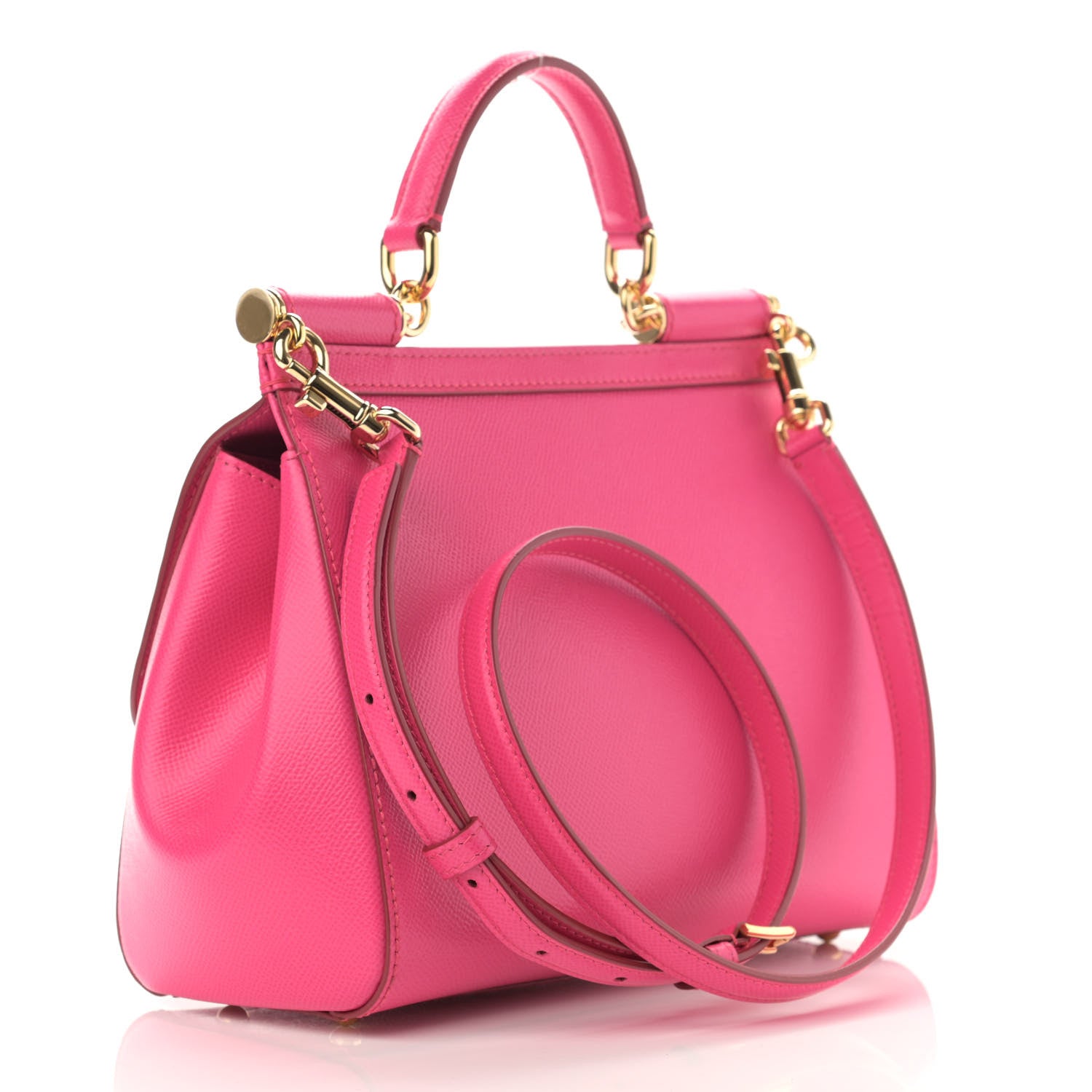 Dolce & Gabbana Dauphine Medium Miss Sicily Satchel Pink 3 of 9