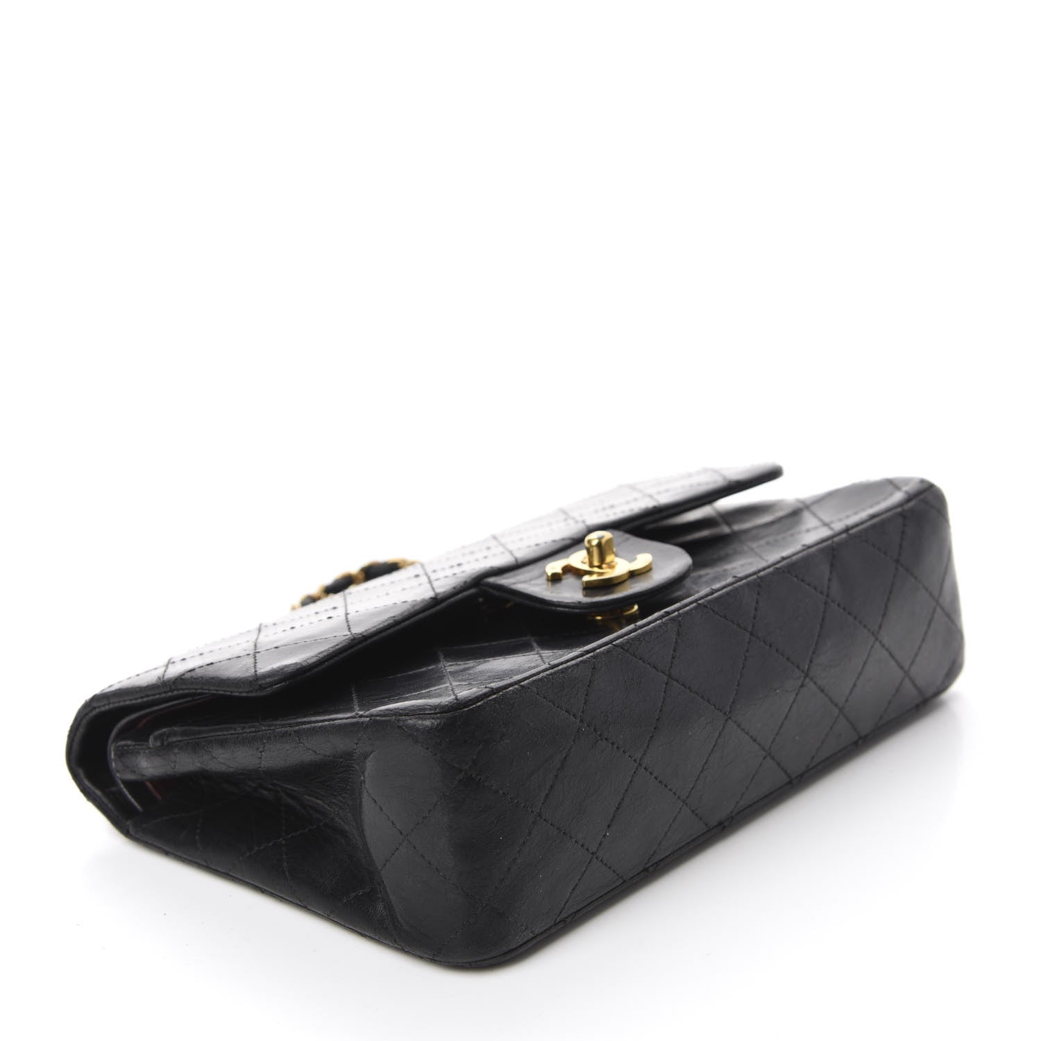 Chanel Lambskin Quilted Small Double Flap Black 4 of 15