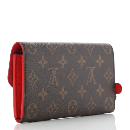 Louis Vuitton Monogram Bloom Flower Emilie Wallet Coquelicot 3 of 9