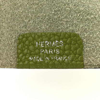 Hermes Togo Ulysse PM Notebook Cover Vert Anis 6 of 8