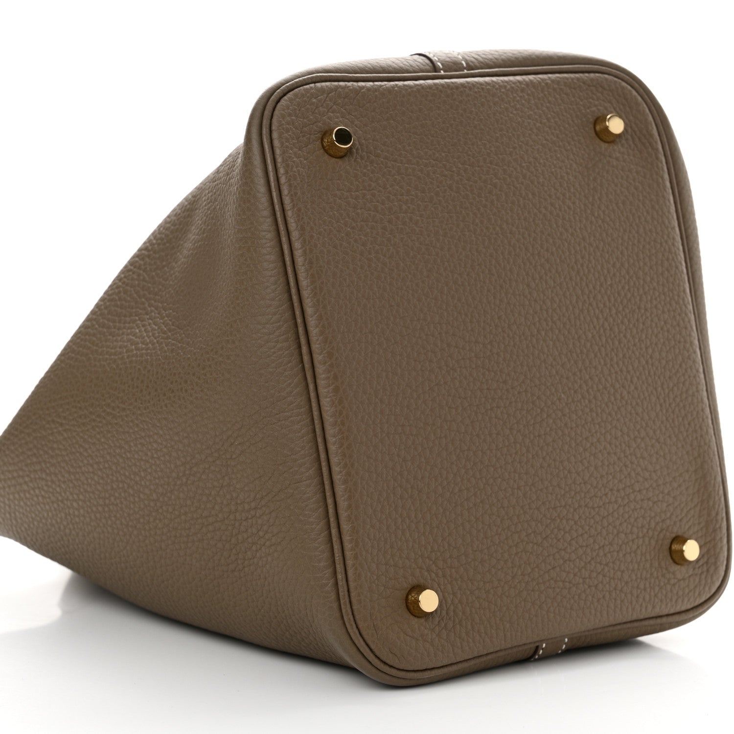 Hermes Taurillon Clemence Picotin Lock 22 MM Etoupe 9 of 12