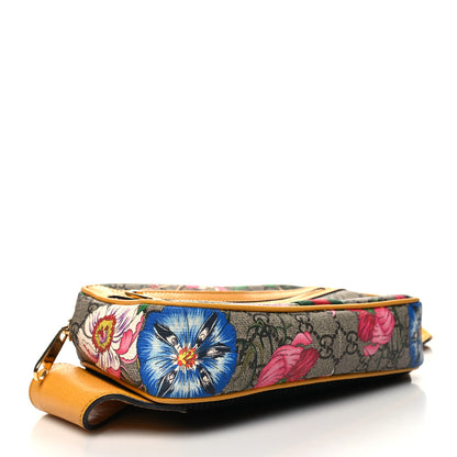 Gucci GG Supreme Monogram Flora Medium Ophidia Belt Bag Beige Multicolor Crop 4 of 13