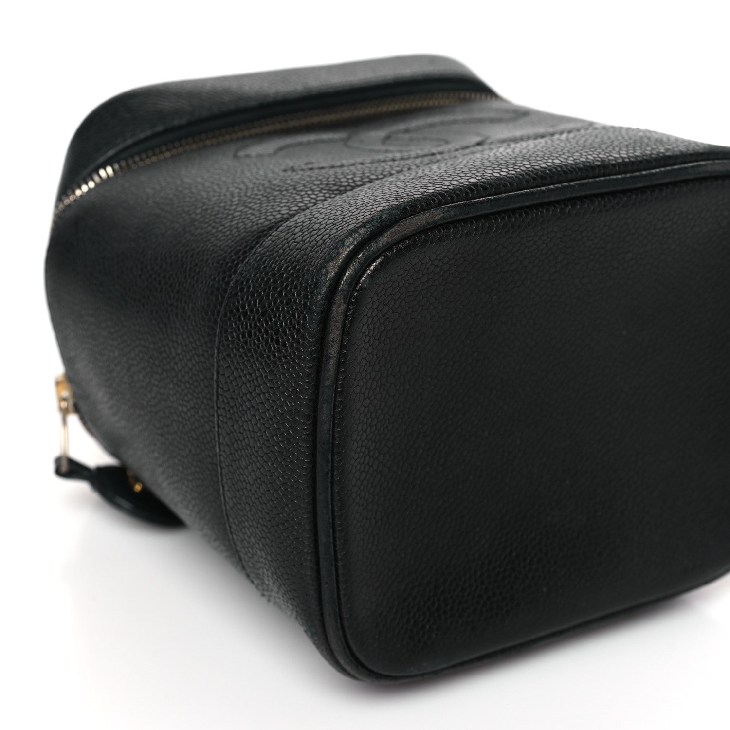 Chanel Caviar Vanity Cosmetic Case Black 8 of 11