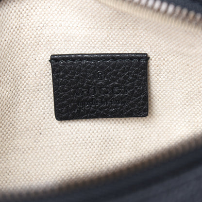 Gucci Grained Calfskin Small Logo Belt Bag Black 5 of 9