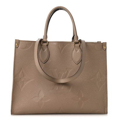 Louis Vuitton Empreinte Monogram Giant Onthego MM Tourterelle 1 of 12
