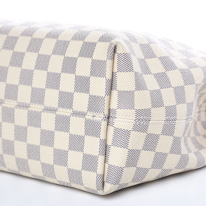 Louis Vuitton Damier Azur Graceful MM Rose Ballerine 10 of 15