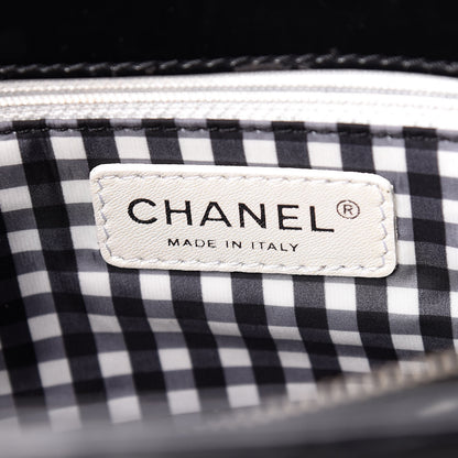 Chanel Vinyl Lipstick Ligne Tote Black 6 of 20
