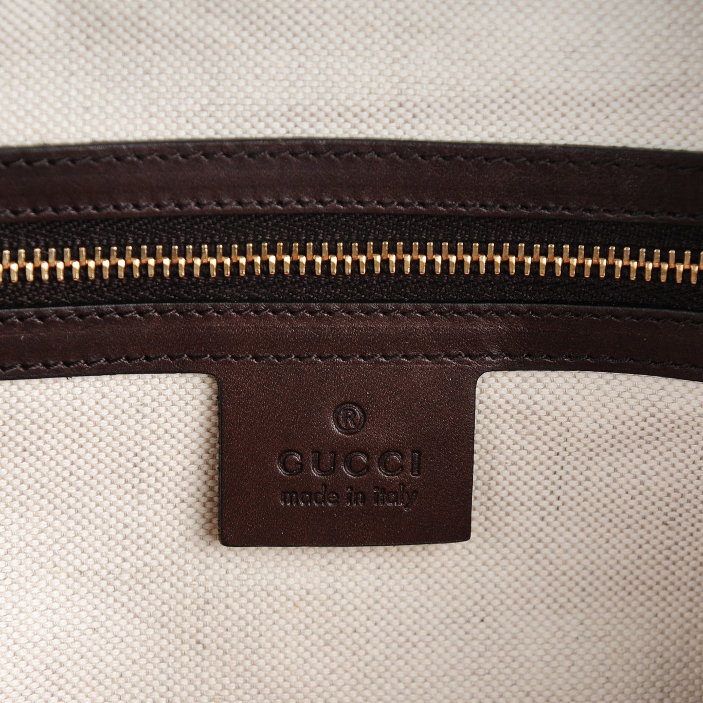 Monogram Vintage Web Medium Boston Dark Brown