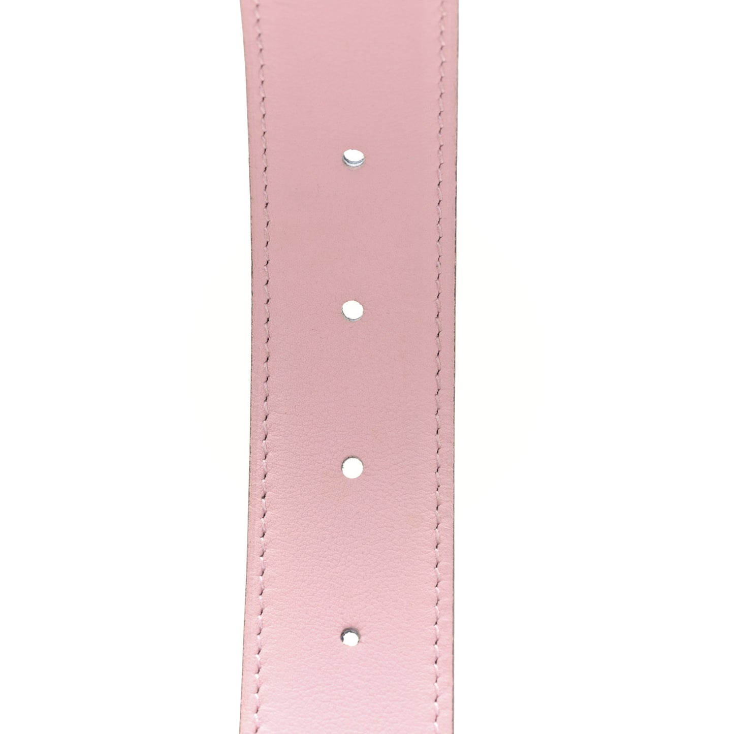Swift Epsom Reversible 32mm Belt Strap 85 85 34 Rosa Sakura Bleu Obscur