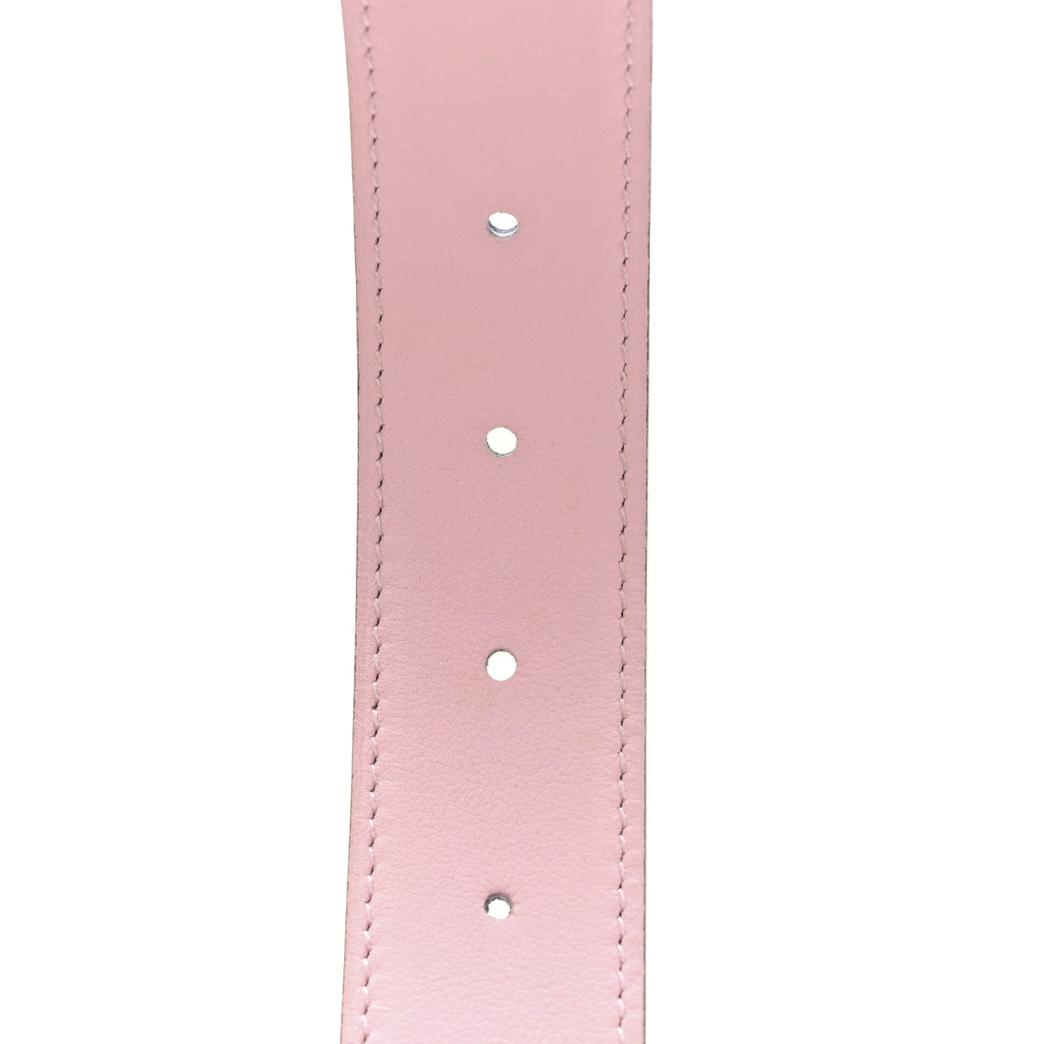 Hermes Swift Epsom Reversible 32mm Belt Strap 85 85 34 Rosa Sakura Bleu Obscur 4 of 5