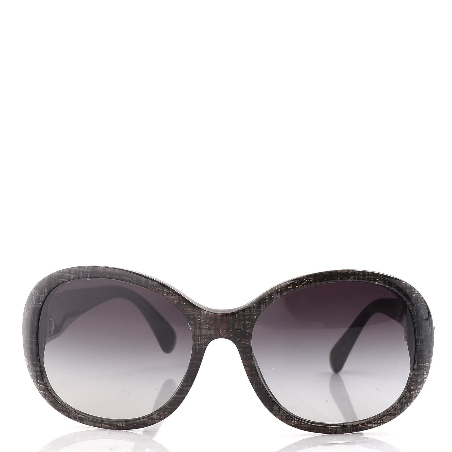 Chanel CC Tweed Turnlock Sunglasses 5235-Q Black 2 of 8