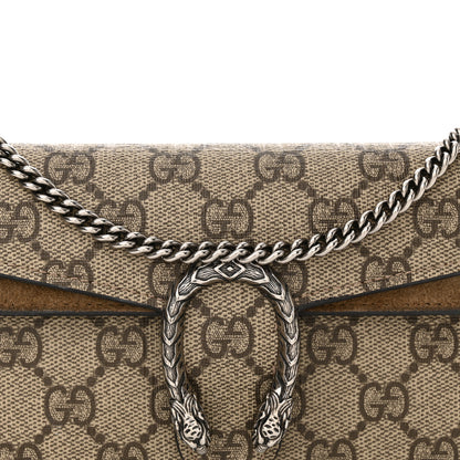Gucci GG Supreme Monogram Super Mini Dionysus Shoulder Bag Taupe 8 of 13