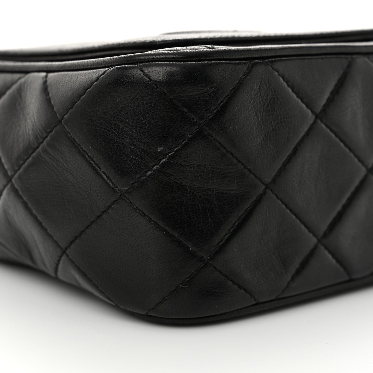 Chanel Lambskin Quilted Tassel Camera Case Black 10 of 13