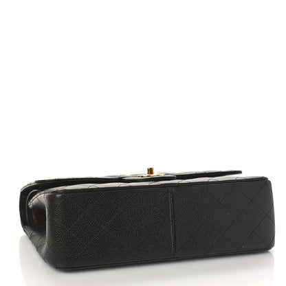 Chanel Caviar Quilted Jumbo Double Flap Black 4 of 9