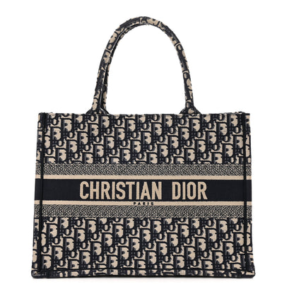 Christian Dior Oblique Medium Book Tote Blue Multicolor 1 of 11